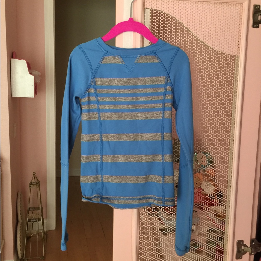 Long sleeved I shirt by Ivivva.